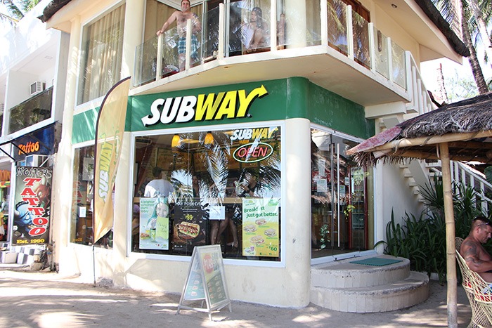 where to eat in boracay subway